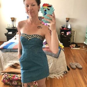 Free People denim dress